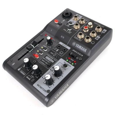 【中古】 ミキサー ヤマハ YAMAHA AG03 mk2 ライブストリーミングミキサー 右サイド