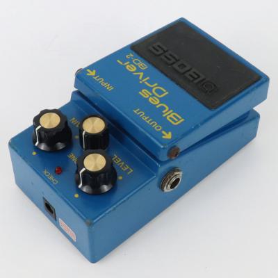 【中古】 ブルースドライバー エフェクター BOSS BD-2 Blues Driver ギターエフェクター オーバードライブ ブルドラ 本体画像 斜め