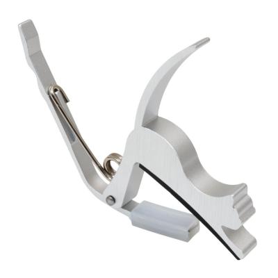 KIKUTANI キクタニ GC-NEKO HSIL ねこカポタスト 猫カポ ギターカポ ヘアラインシルバー