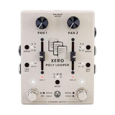 WALRUS AUDIO ウォルラスオーディオ WAL-XPL #C Xero Polylooper Cream デュアルチャンネル ルーパー エフェクター