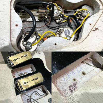 【中古】 エレキギター Gibson Les Paul Faded Double Cutaway Worn White 2006年製 Junior Special スタイル ギブソン レスポールフェイデッド 内部