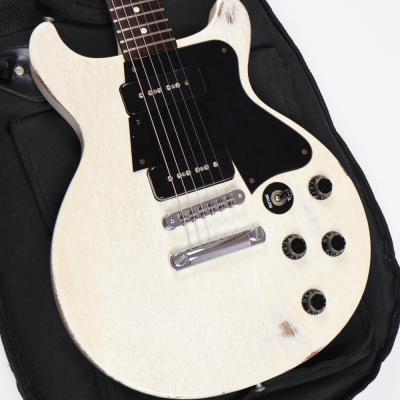 【中古】 エレキギター Gibson Les Paul Faded Double Cutaway Worn White 2006年製 Junior Special スタイル ギブソン レスポールフェイデッド ボディ画像