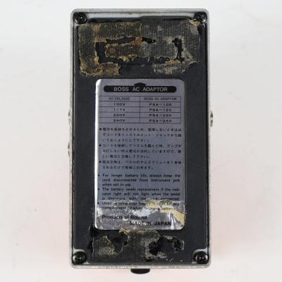 【中古】 ターボディストーション エフェクター BOSS DS-2 Turbo Distortion Made in Japan 日本製 ギターエフェクター 本体画像 裏