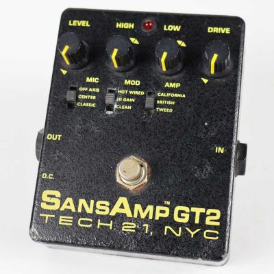 【中古】 TECH21 SansAmp GT2 アンプシミュレーター ギターエフェクター