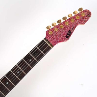 【中古】 エレキギター ESP SNAPPER-7 Ohmura Custom Twinkle Pink with EMG 大村孝佳氏モデル 7弦 EMG ツインクルピンク ネック