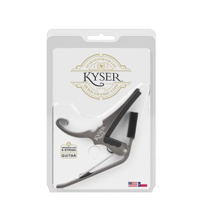 Kyser カイザー KG6BCA Black Chrome Quick-Change Acoustic Guitar Capo カポタスト アコギ用 パッケージ