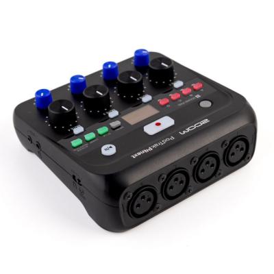 ZOOM ズーム PodTrak P4next ポッドキャストレコーダー 右サイド