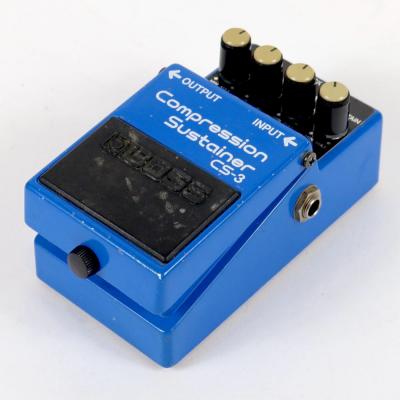 【中古】 コンプレッサー エフェクター BOSS CS-3 Compression Sustainer Made in Japan ギターエフェクター 右サイド