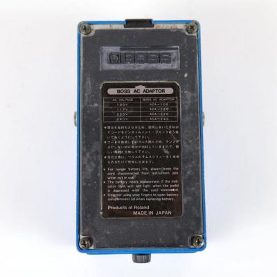 【中古】 コンプレッサー エフェクター BOSS CS-3 Compression Sustainer Made in Japan ギターエフェクター 裏面