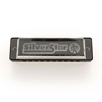 HOHNER ホーナー Silver Star C調 ダイアトニックハーモニカ 上面