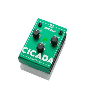 エフェクター Olinthus CICADA 超小型エフェクター オーバードライブ Over Drive オリンタス シカーダ 斜めアングル画像