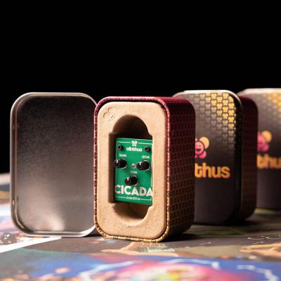 エフェクター Olinthus CICADA 超小型エフェクター オーバードライブ Over Drive オリンタス シカーダ ケース画像
