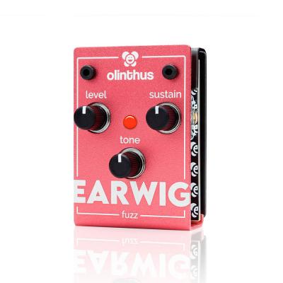 エフェクター Olinthus EARWIG 超小型エフェクター ファズ Fuzz オリンタス アーウィグ 斜めアングル画像