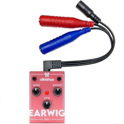 エフェクター Olinthus EARWIG 超小型エフェクター ファズ Fuzz オリンタス アーウィグ 付属ケーブル画像
