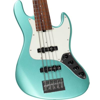 Sadowsky サドウスキー MetroExpress MX21 VJ5 Morado Fingerboard Sage Green Metallic 5弦エレキベース ボディ画像