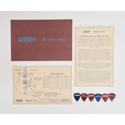GRETSCH グレッチ Limited Edition Abbey Road Studiomatic Hollow Body with Bigsby Classic Walnut Stain エレキギター フルアコ 付属品画像
