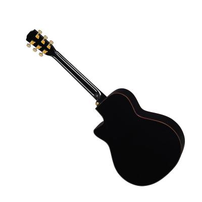 MORRIS モーリス R-18 BLACK EDITION エレクトリックアコースティックギター 背面