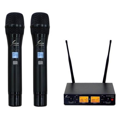 SOUND PURE サウンドピュア SPH80112-VDUAL ワイヤレスハンドマイク2本 ハーフサイズ受信機セット