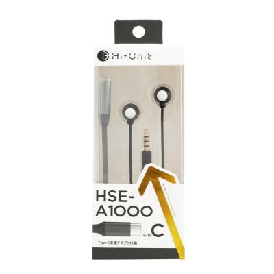 Hi-Unit ハイユニット HSE-A1000wC-WH リモコンマイク+変換アダプタ付 イヤホン ホワイト