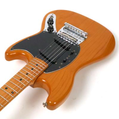 【中古】 エレキギター Fender Mustang NAT Maple FingerBoard 1978年製 フェンダー ムスタング ネックジョイント側