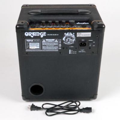 【中古】 ORANGE CRUSH BASS 25B BLACK ベースアンプ コンボ 裏面