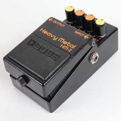 【中古】 ヘビーメタル エフェクター BOSS HM-2 Heavy Metal ディストーション ギターエフェクター 全体