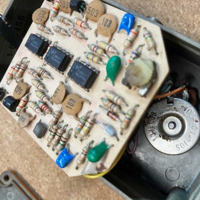 【中古】 フェイザー ヴィンテージ エフェクター MXR phase90 Block Logo 1980年 ギターエフェクター 基盤