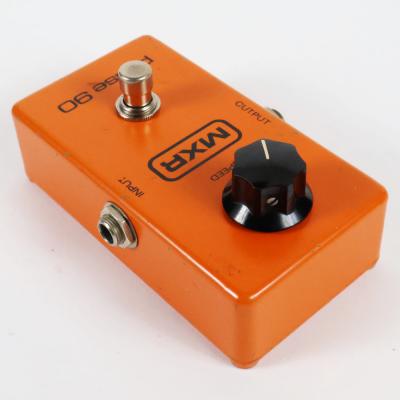 【中古】 フェイザー ヴィンテージ エフェクター MXR phase90 Block Logo 1980年 ギターエフェクター 本体画像 斜め