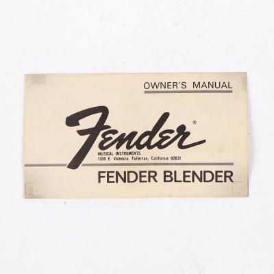 【中古】 Fender フェンダー BLENDER 1974年製 ファズ ギターエフェクター 付属品