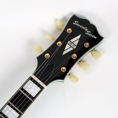 【中古】 Seventy Seven Guitars セブンティセブン ギターズ EXRUBATO-CTM-JT Aquamarine Blue 2023年製 Japan Tune-upシリーズ セミアコースティックギター エレキギター ヘッド