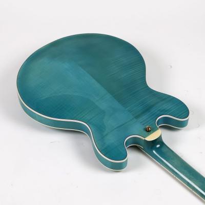 【中古】 Seventy Seven Guitars セブンティセブン ギターズ EXRUBATO-CTM-JT Aquamarine Blue 2023年製 Japan Tune-upシリーズ セミアコースティックギター エレキギター ボディ