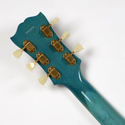 【中古】 Seventy Seven Guitars セブンティセブン ギターズ EXRUBATO-CTM-JT Aquamarine Blue 2023年製 Japan Tune-upシリーズ セミアコースティックギター エレキギター ヘッド