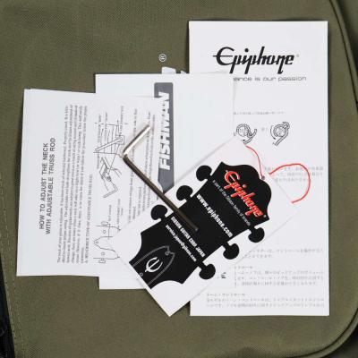 【中古】 アコースティックギター Epiphone Dobro Hound Dog Deluxe Roundneck Vintage Brown 2014年製 Resonator Guitar レゾネーターギター エピフォン ドブロ ハウンドドッグ 付属品画像