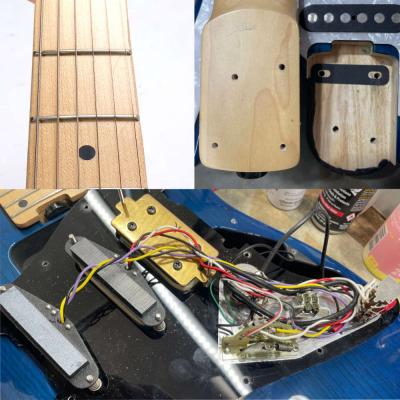 【中古】 エレキギター SCHECTER BH-1-STD-24 Deep Blue シェクター アッシュ材採用 MONSTER TONEピックアップ搭載 内部