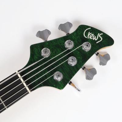 【中古】Crews Maniac Sound クルーズ マニアックサウンド GTN 5 Burl. JJ See-throught green 2008年製 5弦エレキベース ヘッド