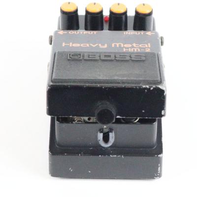 【中古】 ヘビーメタル エフェクター BOSS HM-2 Heavy Metal Made in Japan ディストーション ギターエフェクター 側面