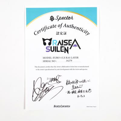 【中古】Spector スペクター Euro 4 LX RAS LAYER Twilight Amber BanG Dream! バンドリ!コラボ RAISE A SUILEN LAYER モデル エレキベース 詳細画像