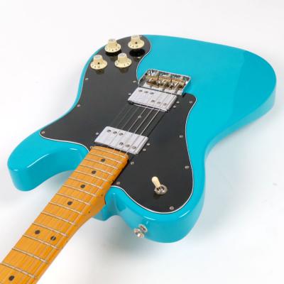 【中古】 エレキギター Fender American Professional II Telecaster Deluxe Maple Fingerboard Miami Blue 20223年製 フェンダー アメリカンプロフェッショナル2 テレキャスター デラックス カッタウェイ側