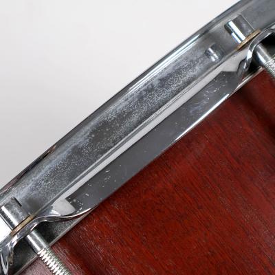 【中古】 スネアドラム ソナー SONOR D-516MR Phonic Series 14×6.5 マホガニーカラー くすみ、サビ