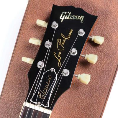 【中古】 エレキギター Gibson Les Paul Classic Plus Trans Amber 1994年製 ギブソン レスポールクラシックプラス トランスアンバー ヘッド画像