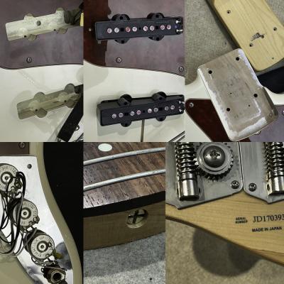 【中古】 エレキベース Fender Made in Japan Hybrid ’60s Jazz Bass Rosewood Fingerboard Arctic White 2018年製 USピックアップ搭載 フェンダー ジャズベース キャビティー