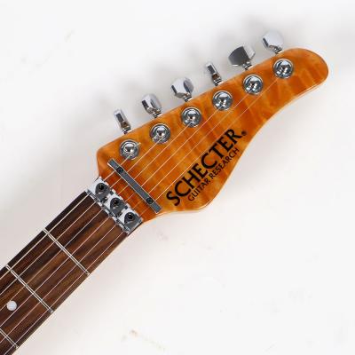 【中古】 エレキギター SCHECTER SD-2-24-AL Amber シェクター 塗装白濁あり ヘッド