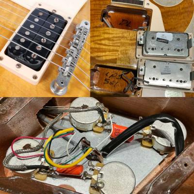 【中古】 エレキギター Gibson Les Paul Standard 50s Figured Top Dirty Lemon Burst 2022年製 ギブソン レスポールスタンダード ダーティーレモンバースト ピックアップ、キャビティ内