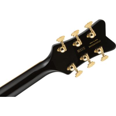 Gretsch グレッチ Falcon Hollow Body with String-Thru Bigsby and Gold Hardware Ebony Fingerboard Tokyo Midnight Sparkle エレキギター ヘッド裏
