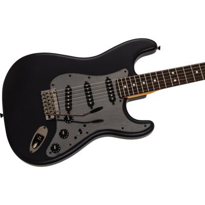 Fender フェンダー Made in Japan Hybrid II 2026 Collection Stratocaster RW Matte Phantom Black エレキギター ストラトキャスター ボディ斜めアングル画像