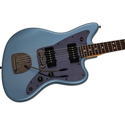 Fender フェンダー Made in Japan Hybrid II 2026 Collection Jazzmaster RW Matte Aero Blue エレキギター ジャズマスター ボディ斜めアングル画像