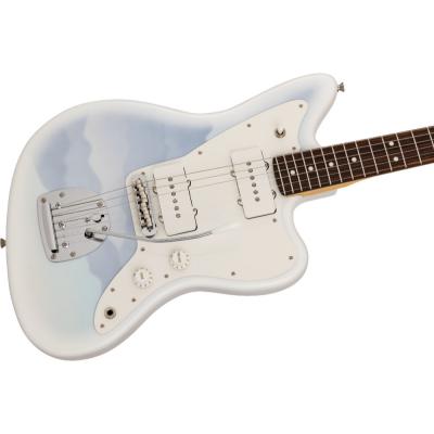 Fender フェンダー Made in Japan Hybrid II 2026 Collection Jazzmaster RW Blue Mist エレキギター ジャズマスター ボディ斜めアングル画像