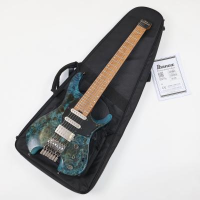 【中古】 IBANEZ アイバニーズ Q547PB-COL Q (QUEST) Series Headless Poplar Burl Top w/Pickguard 2024年製 7弦エレキギター ヘッドレス