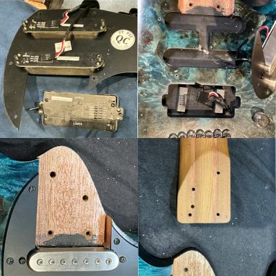 【中古】 IBANEZ アイバニーズ Q547PB-COL Q (QUEST) Series Headless Poplar Burl Top w/Pickguard 2024年製 7弦エレキギター ヘッドレス 詳細画像