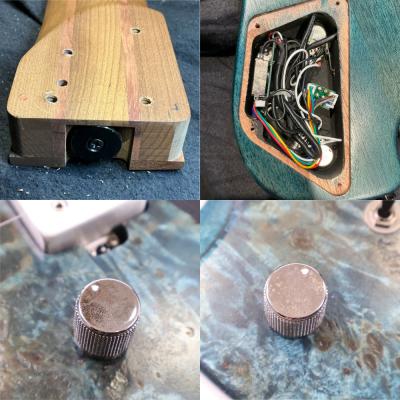 【中古】 IBANEZ アイバニーズ Q547PB-COL Q (QUEST) Series Headless Poplar Burl Top w/Pickguard 2024年製 7弦エレキギター ヘッドレス 詳細画像